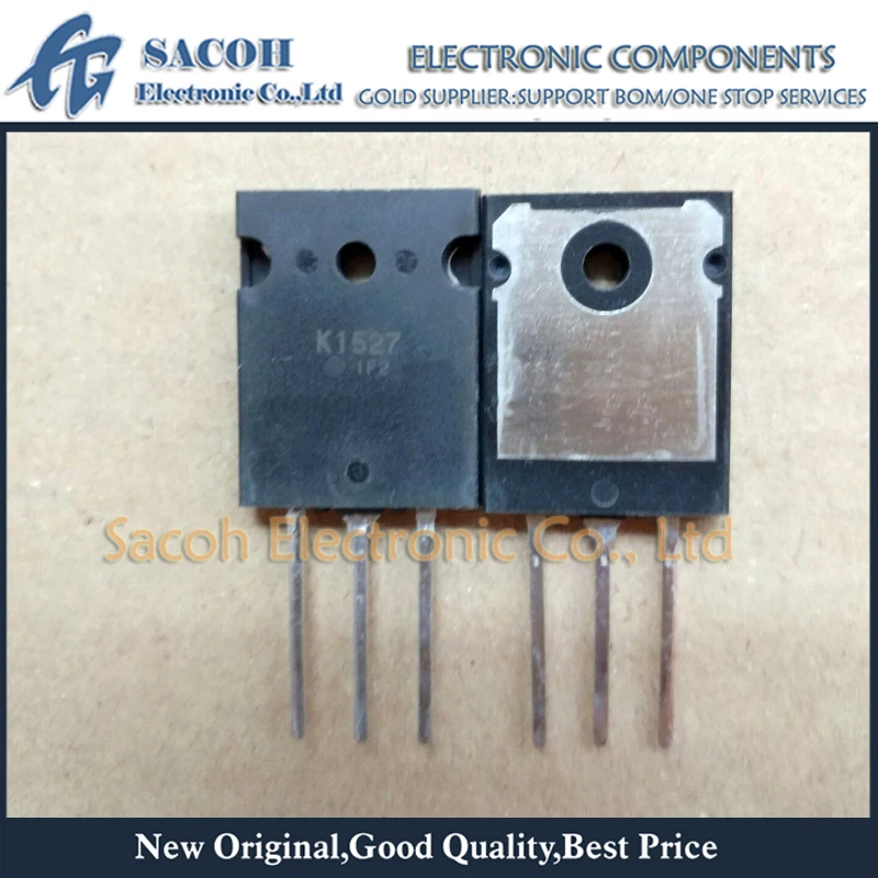 

New Original 2PCS/Lot 2SK1527 K1527 OR 2SK1526 K1526 OR 2SK1525 K1525 OR 2SK1837 K1837 TO-3PL 40A 500V N-Channel MOSFET