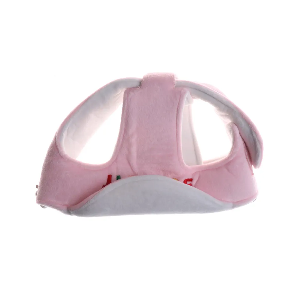 Безопасность хлопок CapToddler защиты безопасности шляпа предотвратить влияние прогулки детские защитные головы шапка младенческой новорожденных уход - Цвет: Розовый