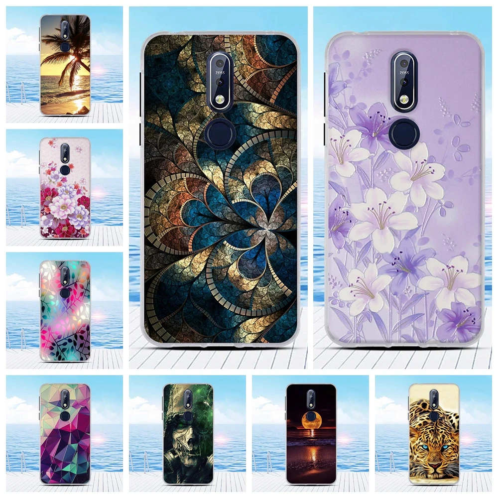 

Case For Nokia 7.1 Soft Silicone Case Back Hood Cover For nokia 7.1 TPU Fundas For Nokia 7.1 TA-1085 TA-1095 TA-1096 Bumper Capa