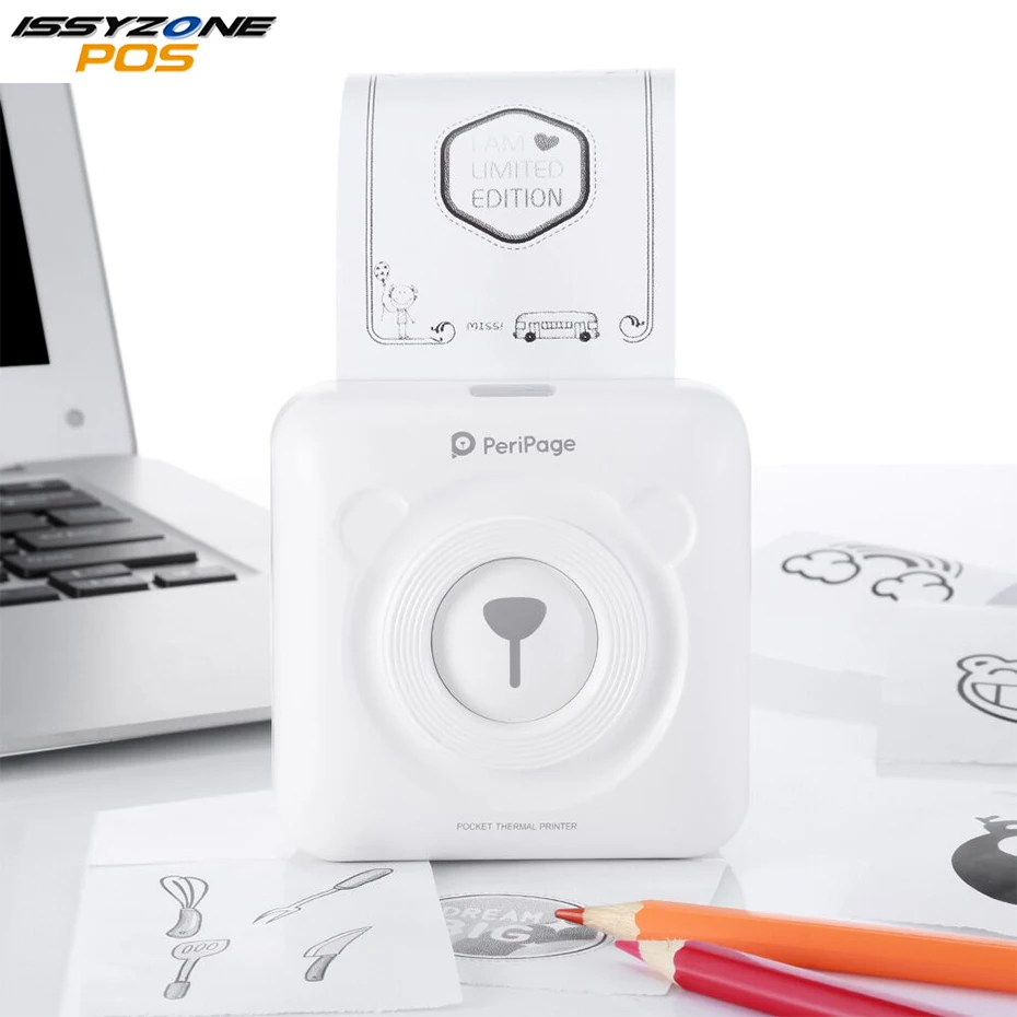 New Year Gift Mini Photo Pocket Printer Thermal Bluetooth Printer for