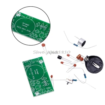 

Simple FM Wireless Microphone Parts Electronic Training DIY Kit New