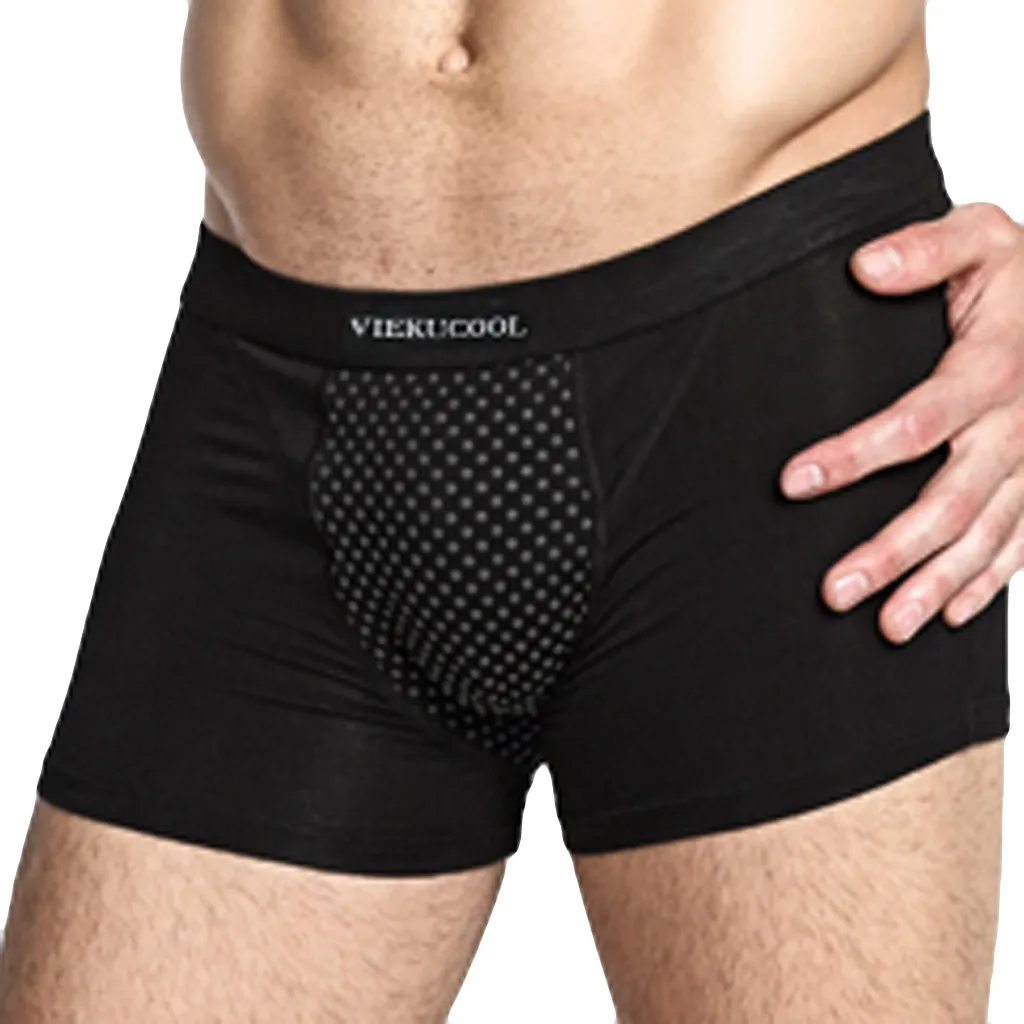 

Men's Underpants Tourmaline Health Guard Modal Solid Color mens underwear boxers calzoncillo hombre cueca masculina