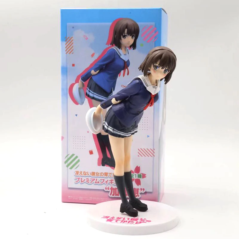 Бесплатная доставка 7 &quotSaenai героиня нет Sodatekata аниме Katou Мегуми школьная униформа
