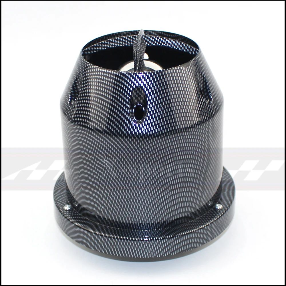 

Car High flow Automobiles Filters Air Filter Air INTAKE Universal 76mm 3inch Air Intake High Power Mesh Cone electroplate gray