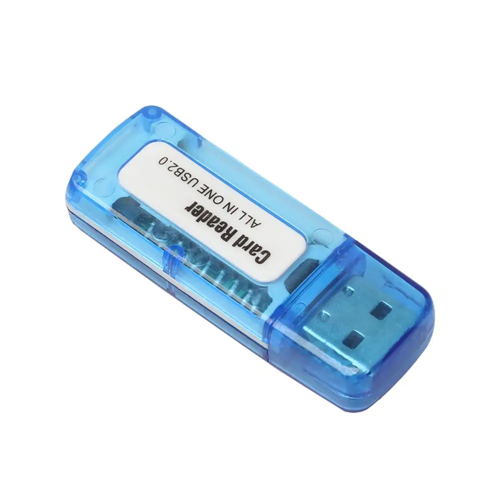 

Multi-Function All In One USB 2.0 Memory Card Reader Adapter For M2 SD SDHC DV Micro SD Mini SD TF Card Reader