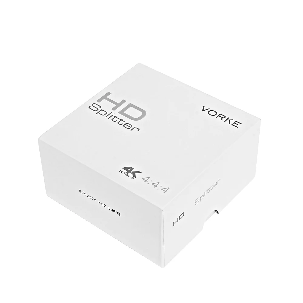 [В наличии!] vorke HD12 HDMI 2.0b Splitter 1 в 2 из 4K @ 60 Гц RGB YUV4: 4: 4 18 Гбит/с HDR 3D Поддержка s PCM Dolby