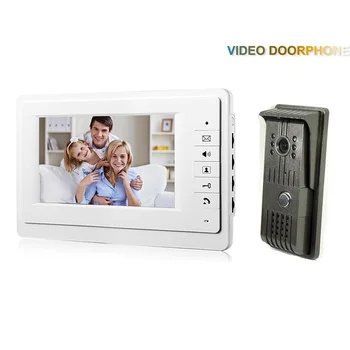

XSL-V70F-F 1V1 XSL manufacturer 2016 Hot sale 7 inch LCD multi apartment video door phone with video intercom system