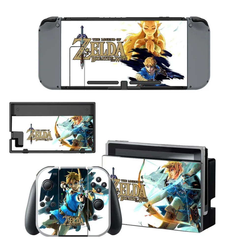 Легенда о Зельде стикер для кожи vinilo Nintendo наклейка s скины Switch консоль NS