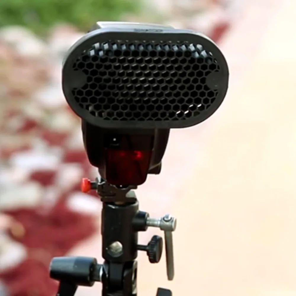 

Mini Black Magnetic Silicone Honeycomb Grid Cover Diffuser Reflector for Selens Flash Speedlight Accessories Kits