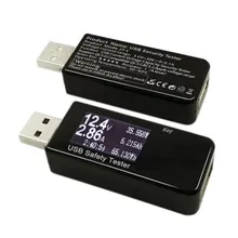 3~30V DC USB Tester Voltmeter ammeter current voltage power meter capacity monitor qc2.0 quick charger Phone Power Bank detector