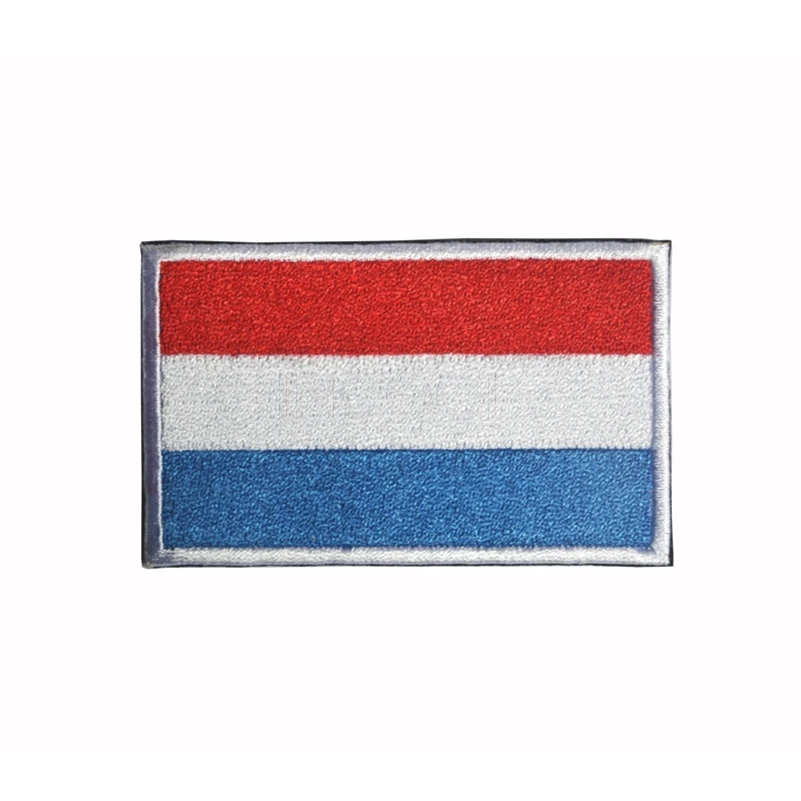 

Embroidery Patch Luxembourg Flag Morale Patch Tactical Emblem Badges Hook & Loop Fastener Embroidered Patches For Backpack Cap