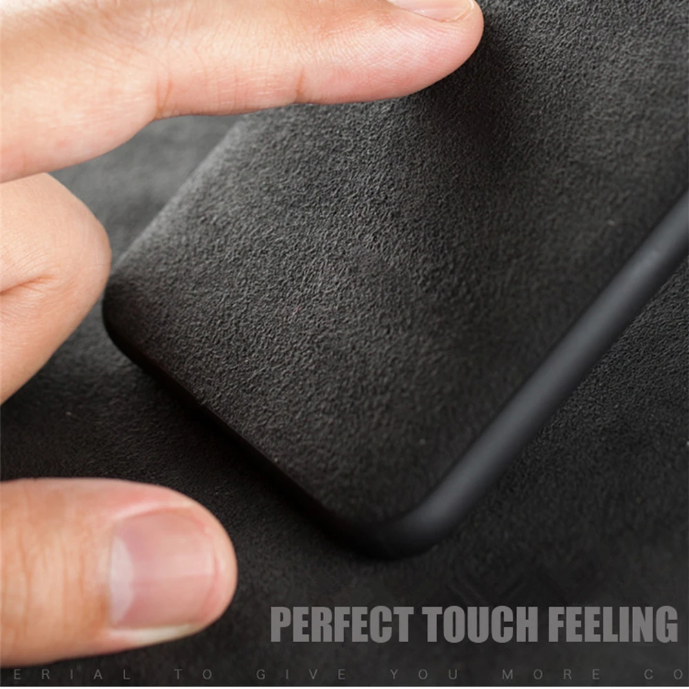 Luxury Suede Leather Fur Cover Case For Samsung Galaxy S7 Edge S8 S9 Plus Note 8 9 New Soft Silicone Telefon Kilifi Fundas Coque