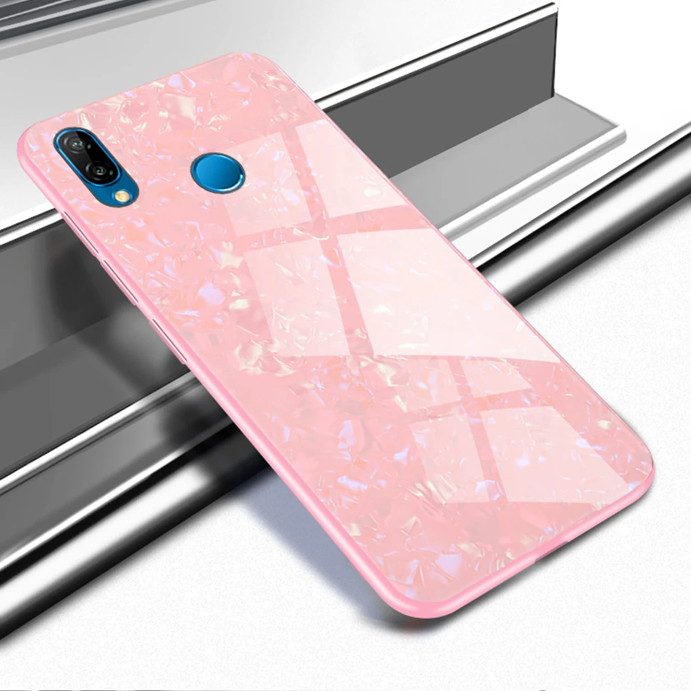 YIESOM Tempered Glass Case For Huawei P20 Lite P20 P20 Pro Shell Soft TPU Silicon Edge Phone Case For Huawei P20 P20Lite P20Pro  (14)