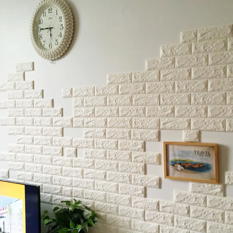 60*60 см 3D наклейки на стену DIY самоклеющийся Декор для спальни пенопластовый