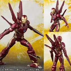 SHFiguarts Marvel Мстители эндшпиль 4 Ironman MK50 Nano набор оружия Мстители Бесконечная война Фигурки игрушки куклы