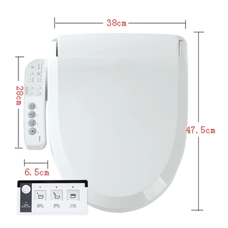 FOHEEL Automatic Open Smart Toilet Seat Cover Electric Smart Bidet Toilet Seat WC Auto Open Seat Heat Toilet Seat Cover - Цвет: White