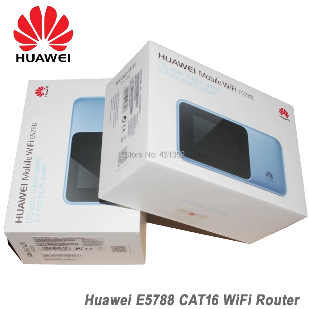 Huawei E5788 E5788U-96A Cat16 гигабитный Карманный 4G 5G LTE мобильный WiFi маршрутизатор