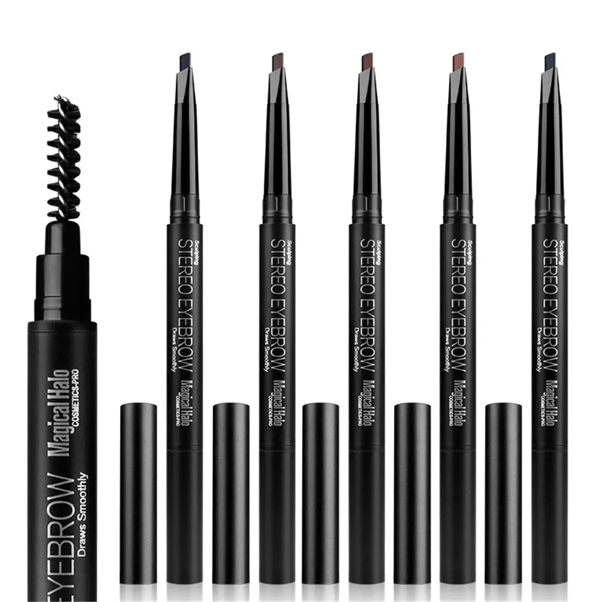 New Brand Eye Brow Cosmetics Best Selling Natural Long Lasting Tattoo Eyebrow Waterproof Pencil Makeup Women | Красота и здоровье