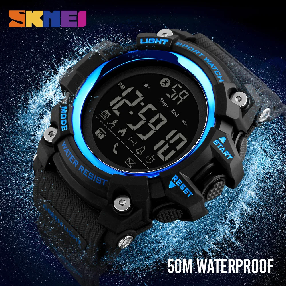 

SKMEI social remind smart watch pedometer wearable smart device fitness tracker photograph bluetooth link wristwatch clock