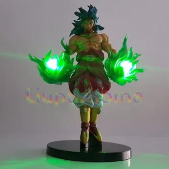 

Dragon Ball Broly Green Power Led Lighting Toy Anime Dragon Ball Super Broly Led Night Lights Desk Lamp Esferas Del Dragon