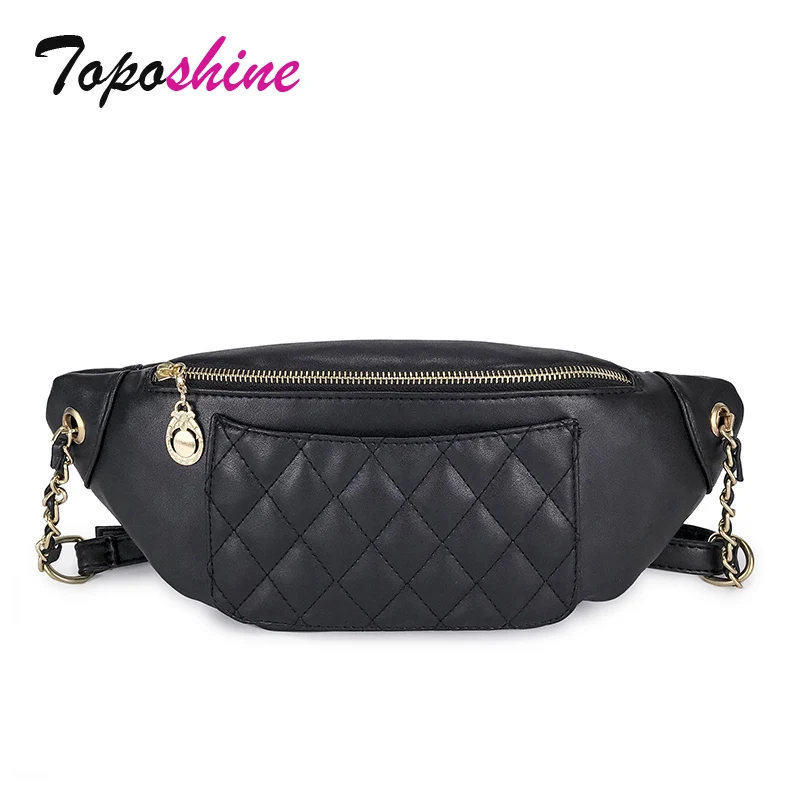 

2019 New Bags for Women Pack Waist Bag Women Black Belt Bag Luxury Brand Leather Chest Handbag Beige New Fashion High Quality