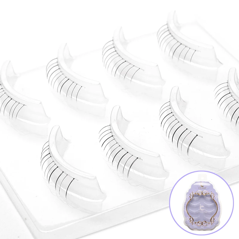 

ICYCHEER Japanese Natural Look Lower Under Bottom Eye Lashes Extension False Eyelashes Clear Strip Band Eyelashes Extension Set