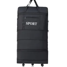 KUDUI Новая Большая вместительная трехярусная расширяемая складная сумка из ткани Оксфорд универсальная колесная отправка по воздуху дорожные багажные сумки