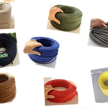 10 м/2 мм x0.75 Электрический кабель многие Античная специальные провода, винтажная проволока eters синего плетеный кабельный сердечник деформации