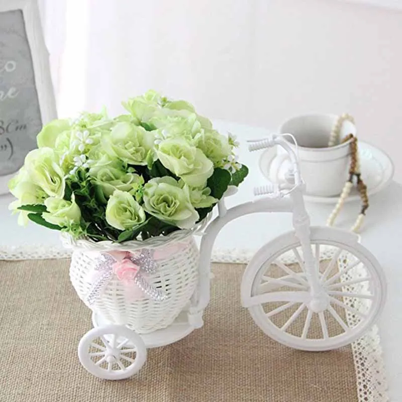 Велосипедная Цветочная ваза, контейнер, корзина для детской свадебной вечеринки, для помолвки, свадьбы, дня рождения