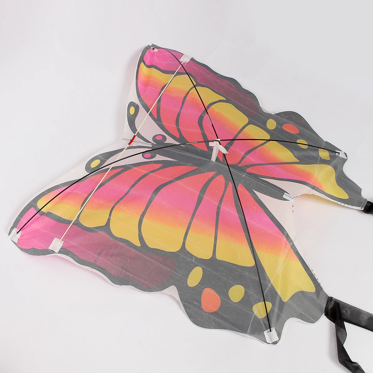 LBLA 1Pc Outdoor Butterfly Foldable Children Kite Easy To Fly Chemical Fiber Cloth Red Blue Gift Funny Sport Playing Toys
