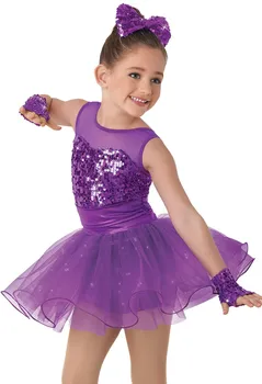 

Purple Red Blue Professional Ballet Tutu Dancewear For Girls Kids Gymnastics Leotard Ballet Costumes Dress For Children