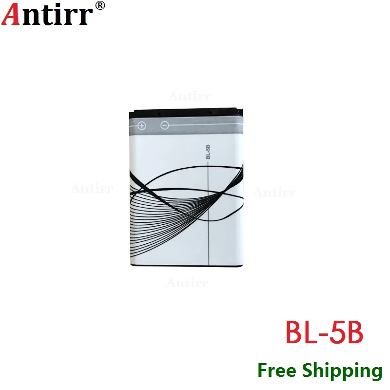 

1pc New BL-5B Replacement Battery 890mAh Antirr Original Rechargeable Batteries For Nokia Mobile Phone Li-ion 3.7V BL5B BL 5B