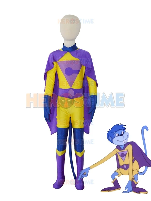 Kids Wonder Twins Superhero Costume Gleek Super Friends Spandex Wonder