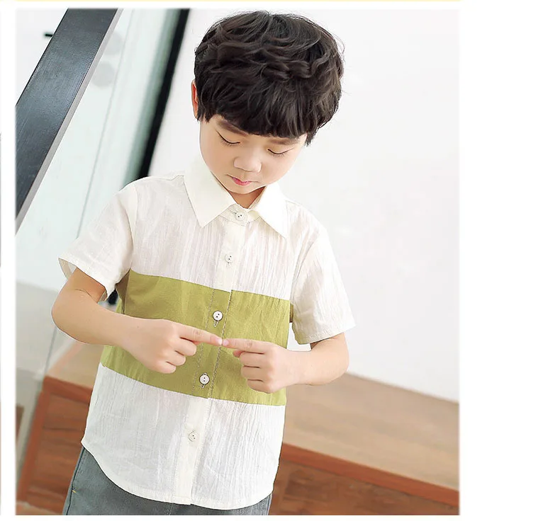 cotton short sleeve patchwork t shirts for teenage boys school blouse kids tops clothing children summer casual t shirt 2018 (20)