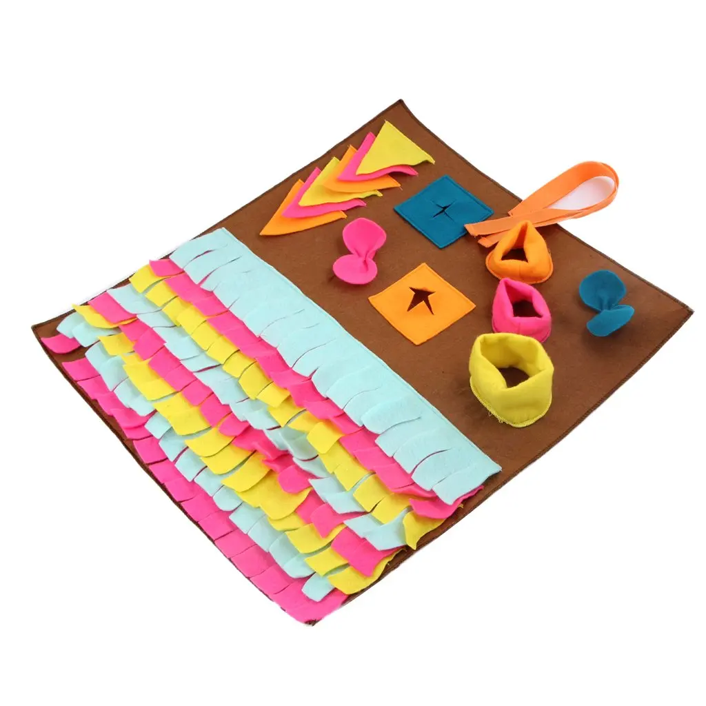 Ароматизированный коврик для домашних собак, обучающее одеяло для еды ...