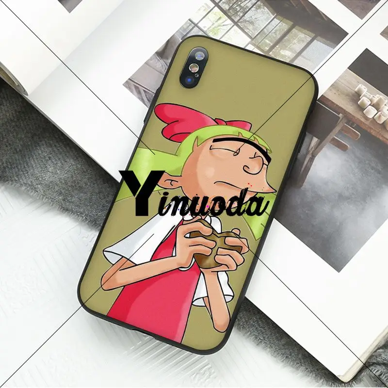 Yinuoda مهلا أرنولد الأسود لينة قذيفة الهاتف غطاء ل أبل فون 8 7 6 6 S زائد X XS ماكس 5 5 S SE XR الهواتف المحمولة
