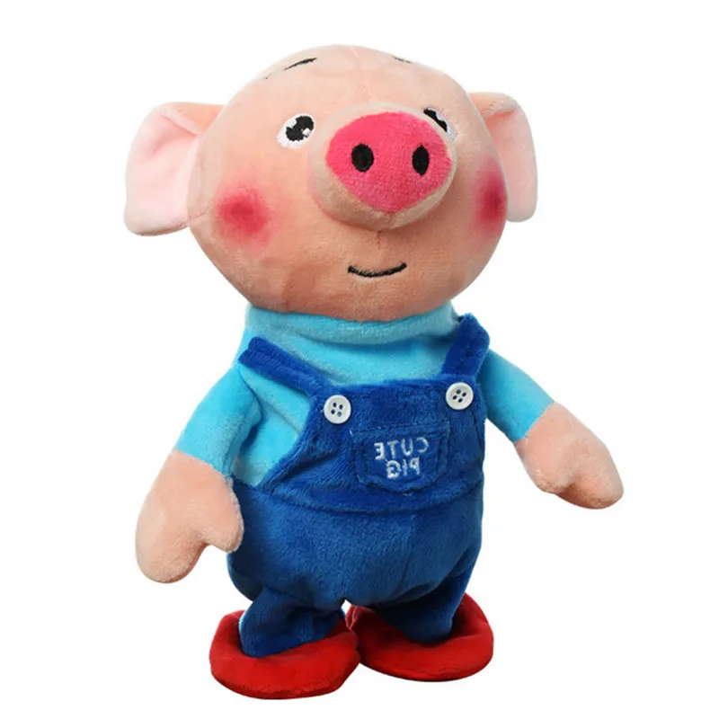 US shipp Pepa Newest Talking back Walking  Pet pig Plush Toy for Children kids