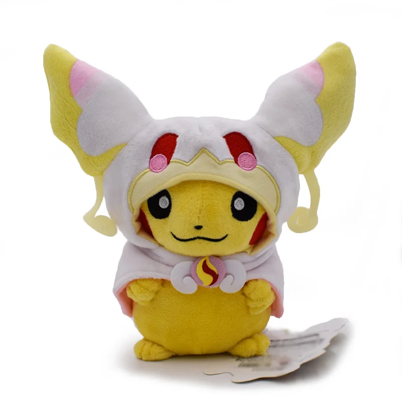 

Kawaii Anime Pikachu Cosplay Audino 8" 20cm Pikachu Plush Toy Soft Stuffed Toy Dolls Gift For ChildrenFree Shipping