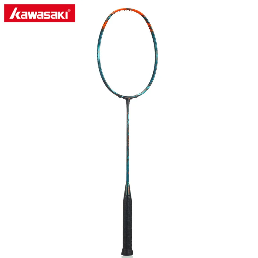 

Kawasaki Brand Badminton Rackets Force F9 Offensive Type 46T Carbon Racket Racquet Box Frame for Professional Player