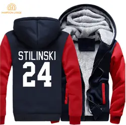 ТВ-шоу подростковый волк Stilinski 24 утолщенная Мужская толстовка 2019 весна зима теплый флисовые толстовки для мужчин брендовая одежда мужская