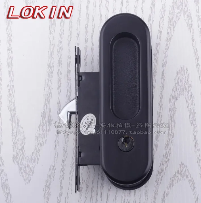 Genuine United States LOKIN American black shift lock folding door ... Genuine United States LOKIN American black shift lock folding door ...