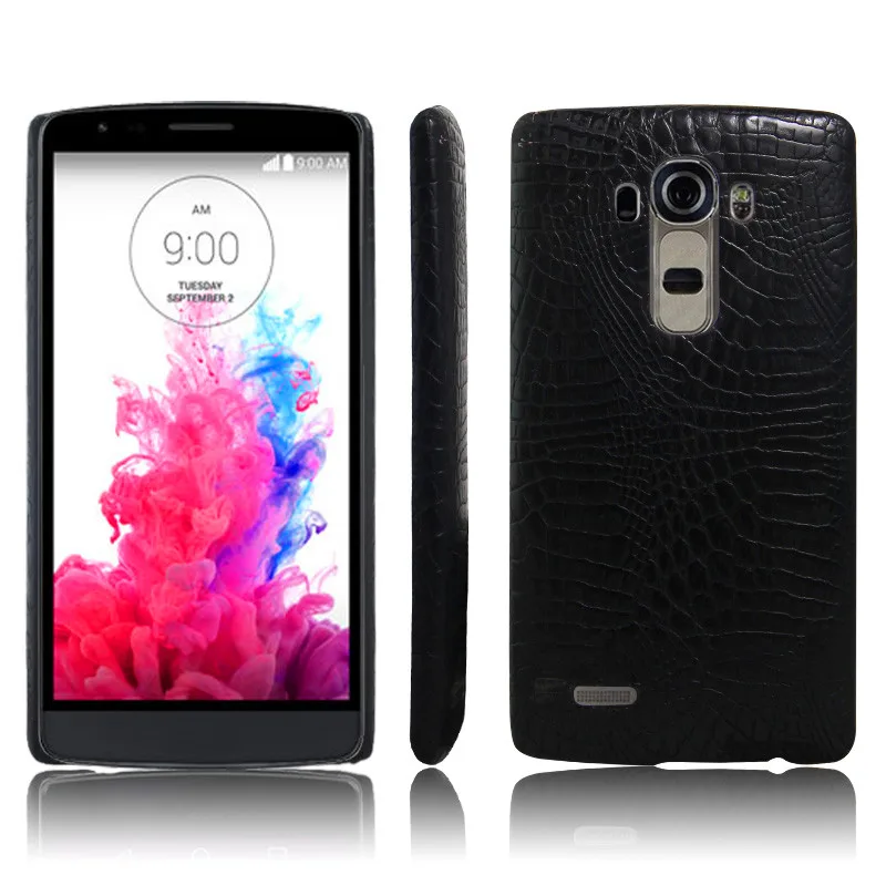 Чехол для LG Optimus G3 H855 H850 H851 Жесткий из поликарбоната с крокодиловым узором и