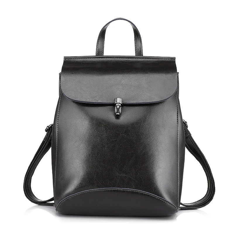 REALER модный женский рюкзак из высококачественной сплит-кожи, школьный рюкзаки для девочек подростков, винтажный молодежный рюкзак на ремне，а так же сумка как сумка через плечо для женщин - Цвет: Dark Gray