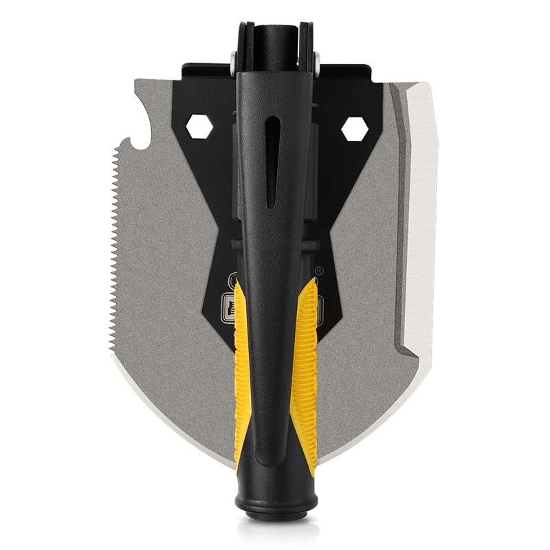 CHANGLIN Multifunctional Camping Shove Military Portable Folding Survival Spade Trowel Dibble Pick Emergency Garden Outdoor Tool