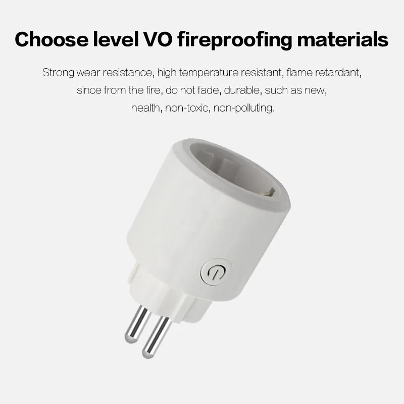 Wifi Smart Power Plug Outlet Sockets Remote Control Timing Function Monitoring Works with Amazon Alexa Google Home Homekit Wifi Smart Power Plug Outlet Sockets Remote Control Timing Function Monitoring Works with Amazon Alexa Google Home Homekit