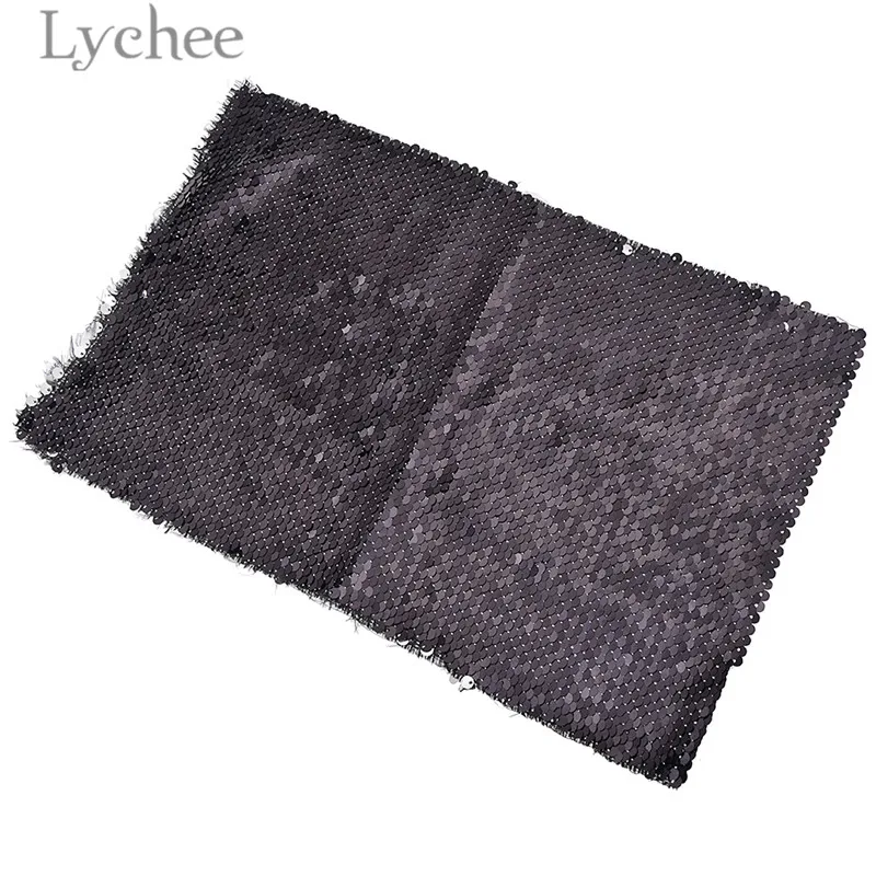 Lychee Life 29x21 см A4 двухсторонняя блестящая ткань высокого качества полиэстер швейная синтетическая ткань сделай сам для сумок одежды - Цвет: 2