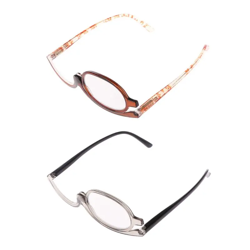 Женские увеличительные очки для макияжа, очки для чтения с поворотной застежкой, очки для макияжа+ 1+ 1,5+ 2+ 2,5+ 3+ 3,5+ 4,0