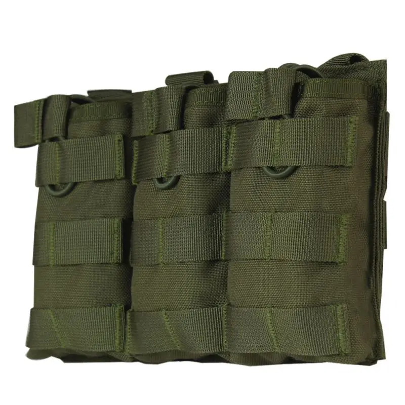 Тактический MOLLE тройной открывающийся чехол для журналов FAST AR M4 FAMAS Mag Pouch военный Пейнтбольный инвентарь