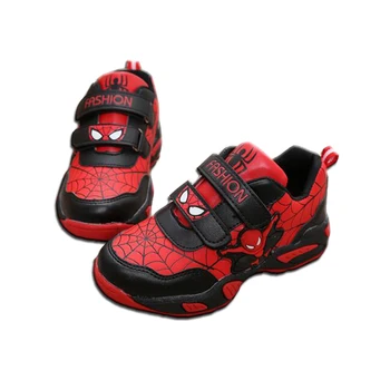 

New 2019 Spring and Autumn Spiderman Children Shoes Spider man Boys Sneakers Red Shoes Fashion Kids Casual Shoes Sports Sneakers