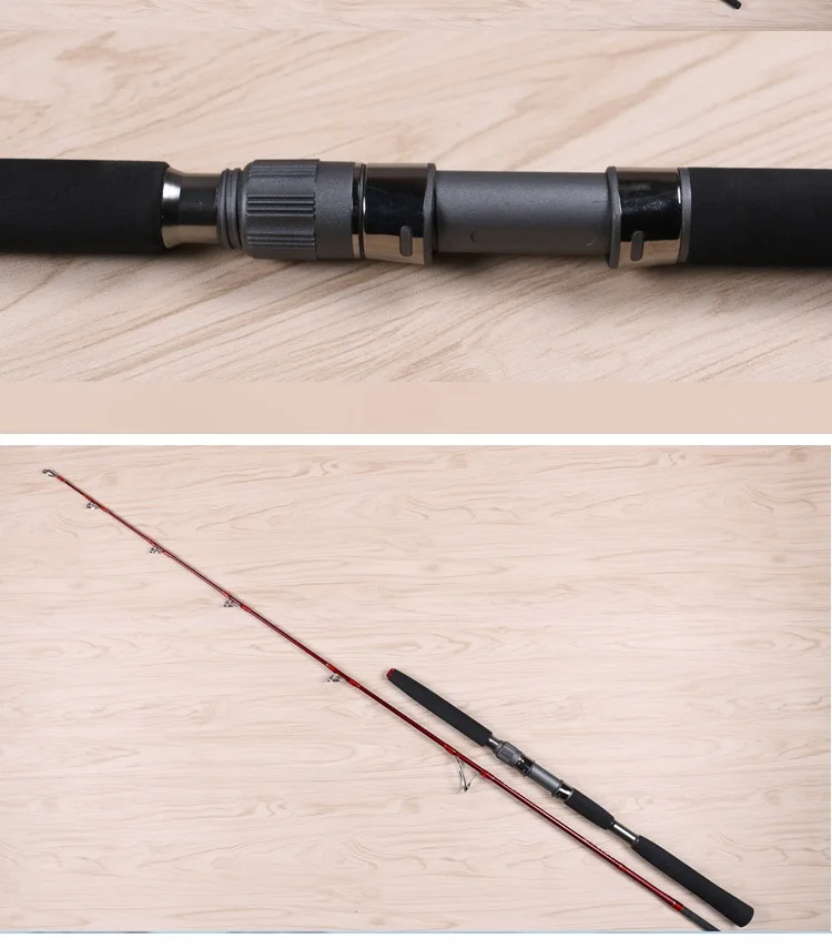Difícil e Sensível Barco de Pesca Rod para Oceano Super Isca Conjuntos Comprar um Enviar 1m8 2 4 Esporte e Lazer